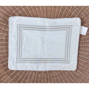 NEW Serena & Lily Riva Pillow Cover (18”x24”)-White/Sand Beige